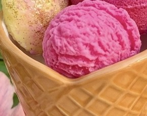 Bougie Gourmande  Sorbet Fraise Citron - 2 en 1 - bougie 120g et Fondants 100g - le mix idéale !
