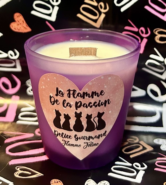 les trois flammes , trois bougies artisanales aux parfums envoutants pour une ambiance romantique