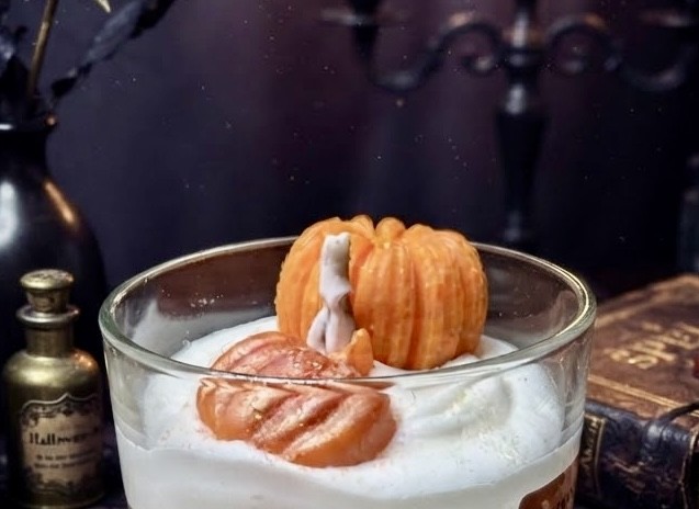 Bougie pumpkin spiced latte bougie tendance collection halloween Bougie pumpkin spiced latte bougie tendance collection halloween