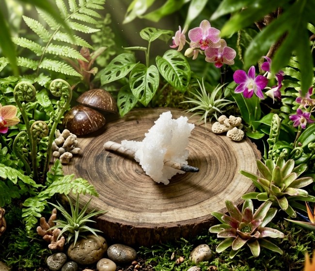 Bougie en perles végétales - une cire poudrée comme un sable magique et délicatement parfumé -à verser dans tout contenant adapté