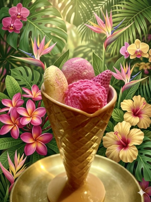 Bougie Gourmande  Sorbet Fraise Citron - 2 en 1 - bougie 120g et Fondants 100g - le mix idéale !