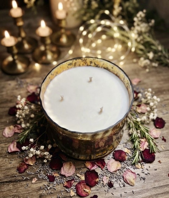 Bougie cire végétale Recyclez vos contenants Remplissage avec ou sans parfum! | 🐈‍⬛Flamme Féline🐈‍⬛