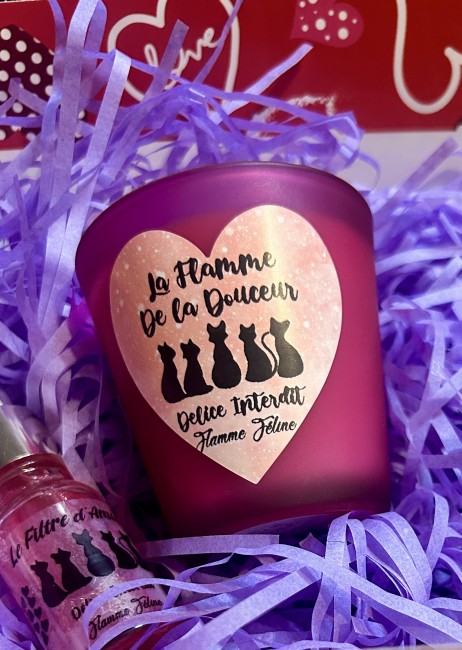 les trois flammes , trois bougies artisanales aux parfums envoutants pour une ambiance romantique