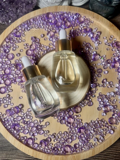 Perles parfumées artisanales parfum ambre ou fleur de lin de Flamme Féline