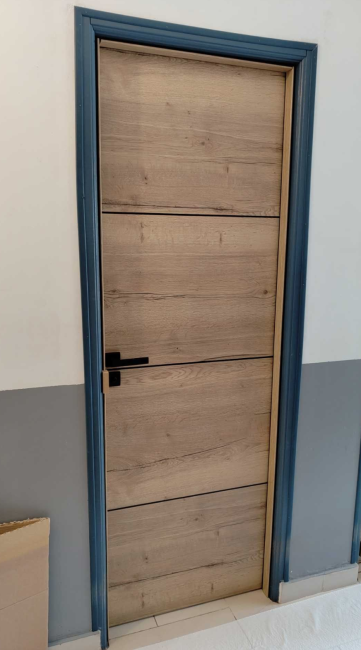BLOC PORTE EN RENOVATION CHENE VEINE