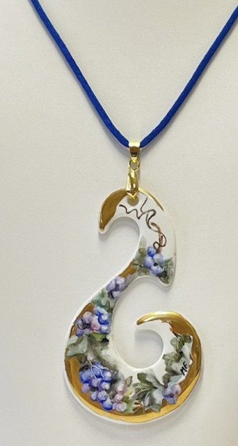 détail bleu