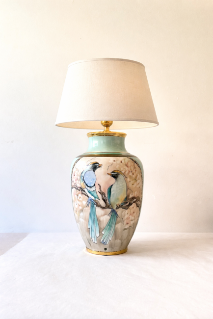 pied de lampe verso avec exemple abat-jour