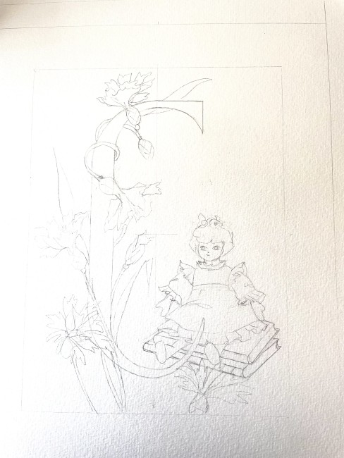 esquisse du dessin