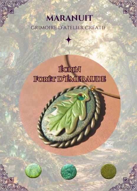 Écrin Forêt d'Émeraude - grimoire créatif