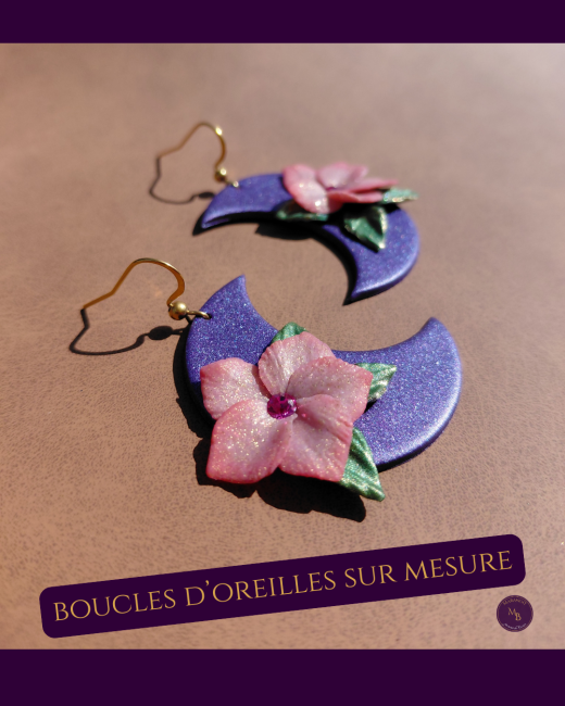 Boucles d'oreilles sur mesure
