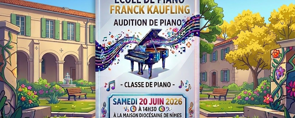 Jeune pianiste en audition lors de la journée du 21 juin 2025