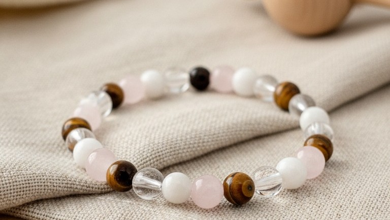 bracelet pierres naturelles amour