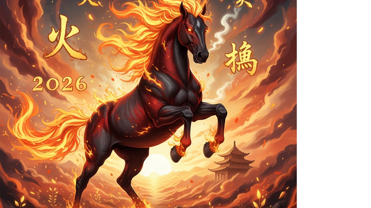 cheval de feu feng shui 2026