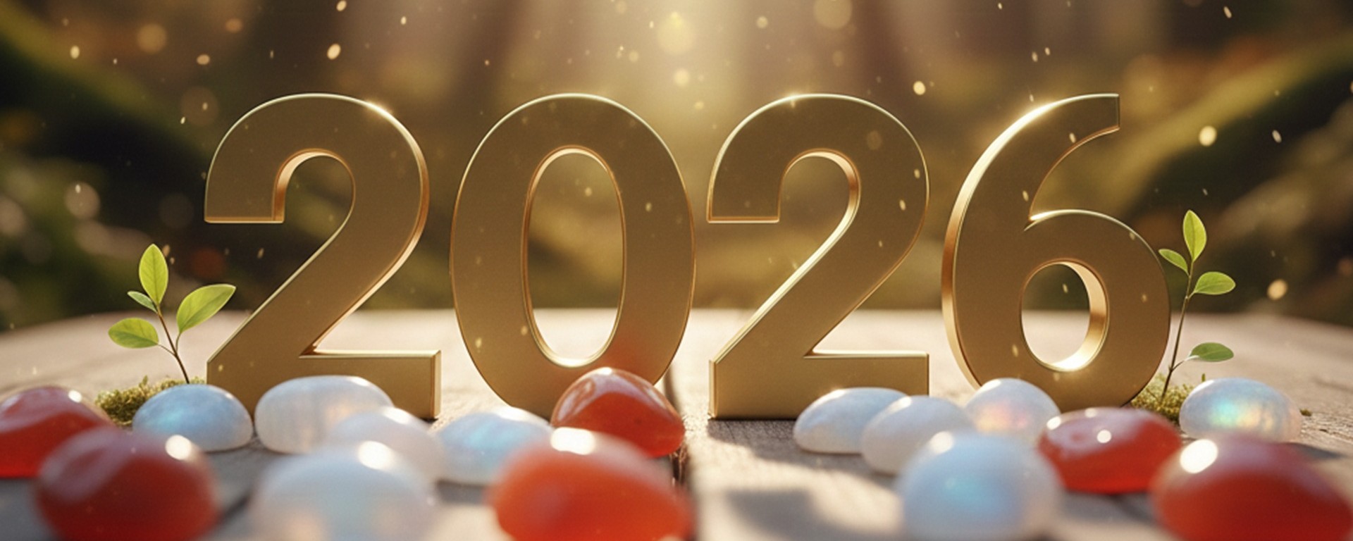 2026 et pierres naturelles dans un sous bois