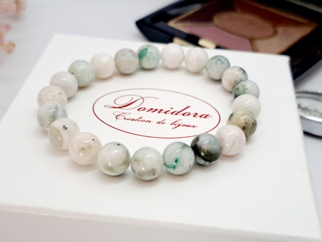 bracelet insomnie pierres naturelles mariposite, cadeau dame noel ou anniversaire