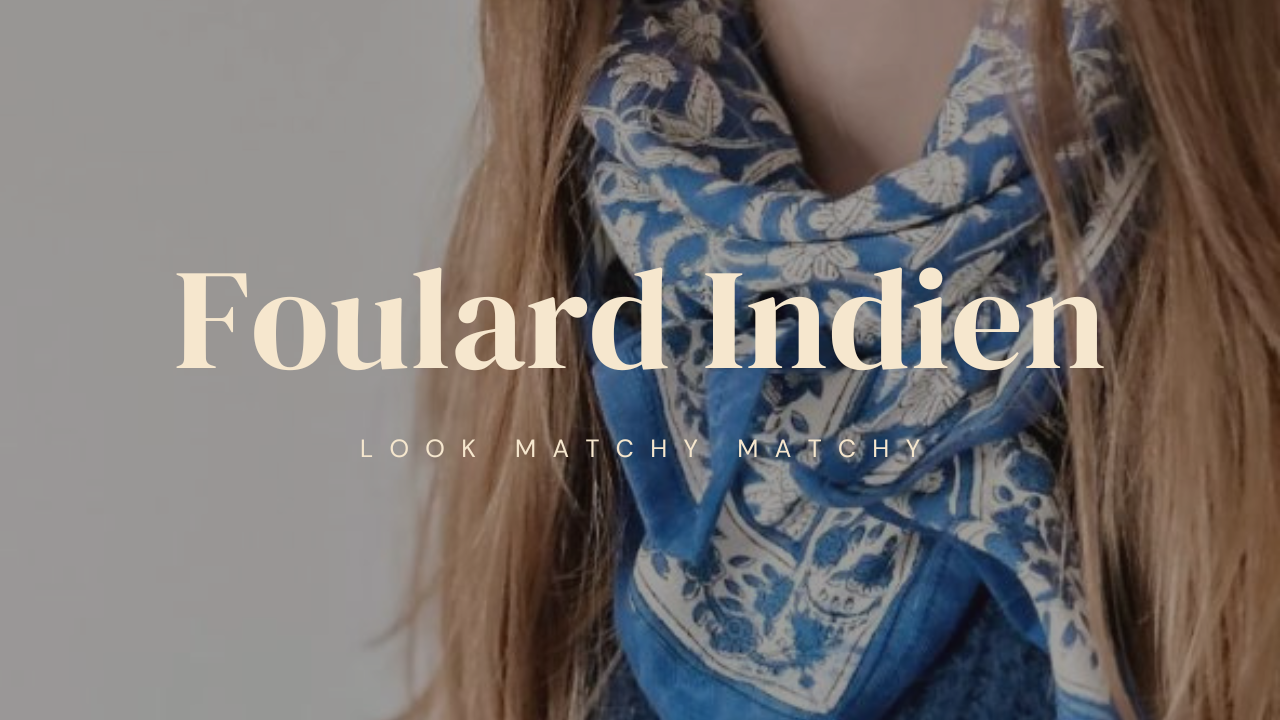 foulard indien block print so family Bindi Atelier Apaches