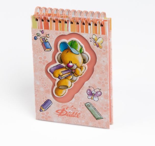 bloc notes spirales diddl pimboli - rentrée scolaire 2026