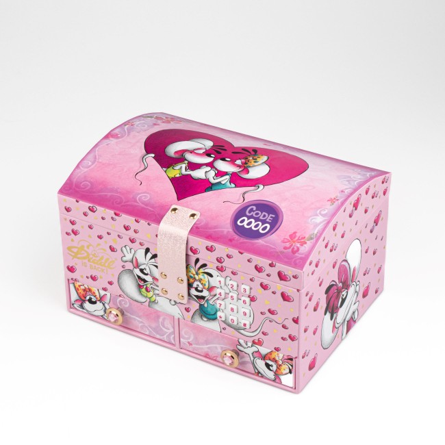 Coffret à bijoux Diddl officiel avec digicode