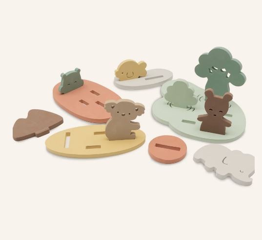 set-de-bain-koala-jollein (4) set de puzzles de bain bébé kangourou - jollein