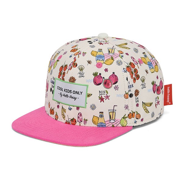 casquette enfant Hello Hossy rose 
