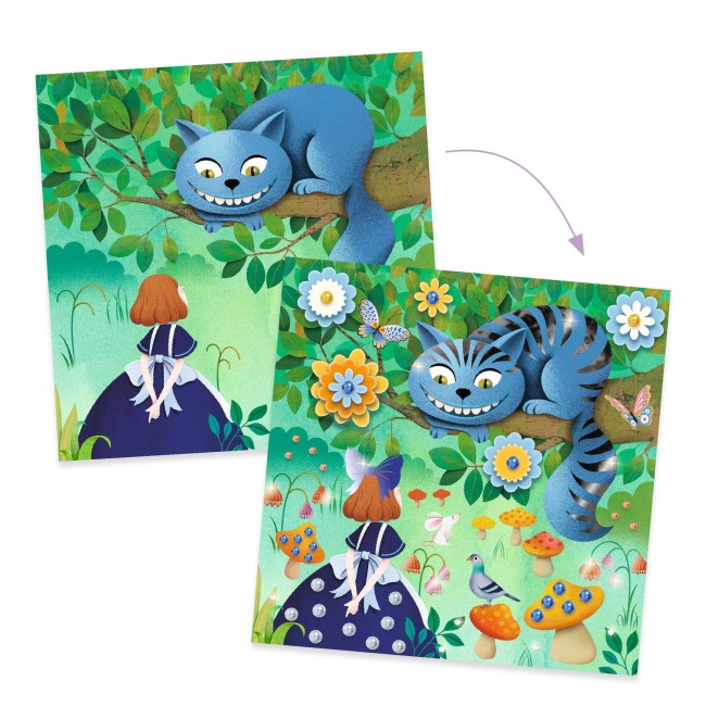 Kit créatif Contes à créer Alice au pays des merveilles Djeco – activité manuelle 6 à 10 ans – Lilie & Co Kit créatif Contes à créer Alice au pays des merveilles Djeco – activité manuelle 6 à 10 ans – Lilie & Co