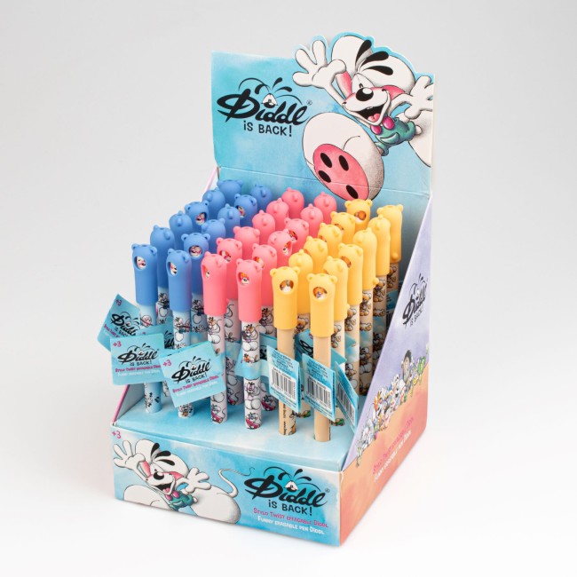 Stylo Twist effaçable Diddl  et diddlina officiel