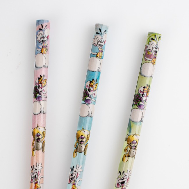 Crayon de bois Diddl, Diddlina officiel coloré