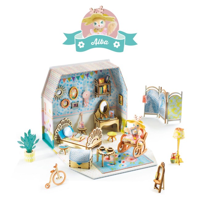 Kit maison miniature DIY Alba Djeco – activité manuelle dès 8 ans – Lilie & Co