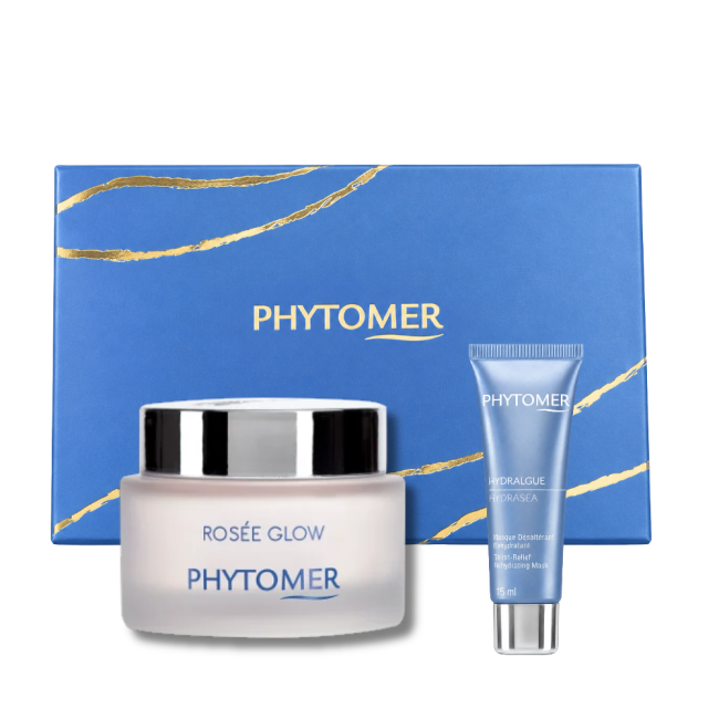 Coffret Crème Rosée Glow - Repulpante Éclat 50ml | PHYTOMER Coffret Crème Rosée Glow - Repulpante Éclat 50ml | PHYTOMER
