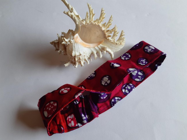 bandeau à pois élastique femme2