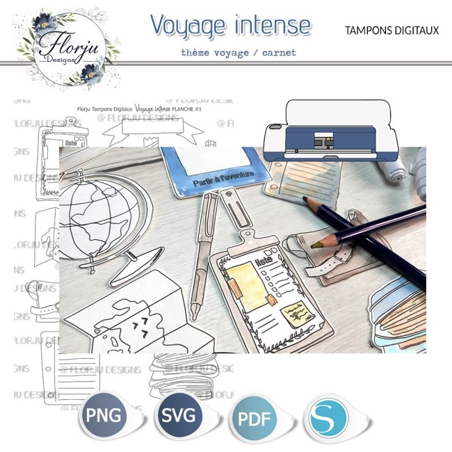 Tampons digitaux Voyage Intense pack 1