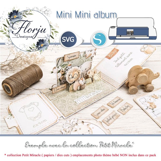 mini-album-scrapbooking-svg-cricut-silhouette_florju (1) Mini album photo interactif avec pop up découpé avec une machine de découpe connectée