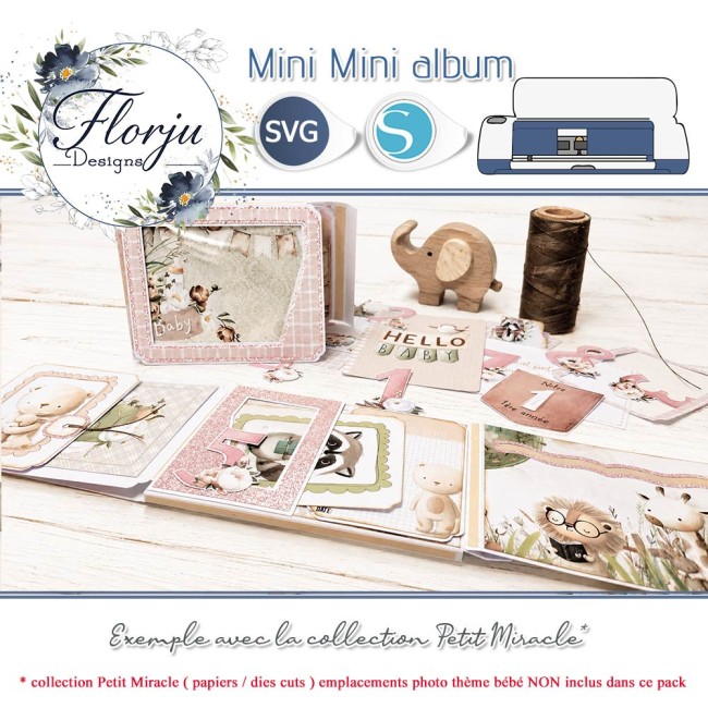 mini-album-scrap-interactif-cricut-maker (1) Système interactif avec livret et pochette dans un mini album de scrapbooking