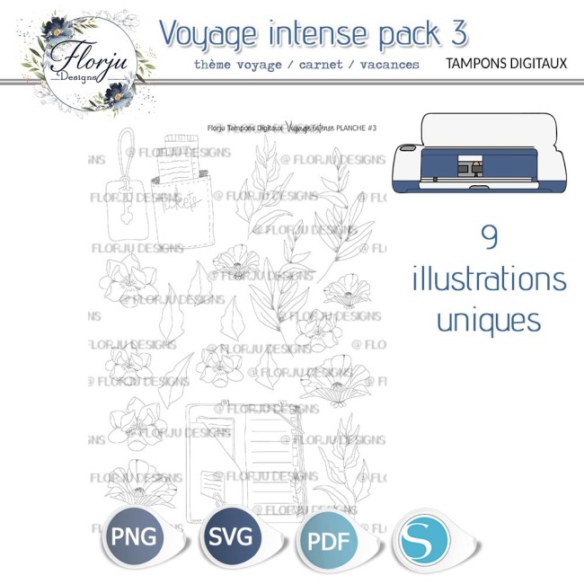 Tampons digitaux Voyage Intense pack 3