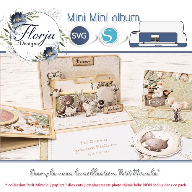 mini-album-scrapbooking-svg-cricut-silhouette_florju-(1) Mini album photo interactif avec pop up découpé avec une machine de découpe connectée