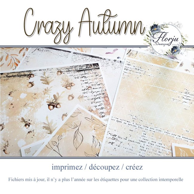 papier collection numérique Crazy autumn papier collection numérique Crazy autumn