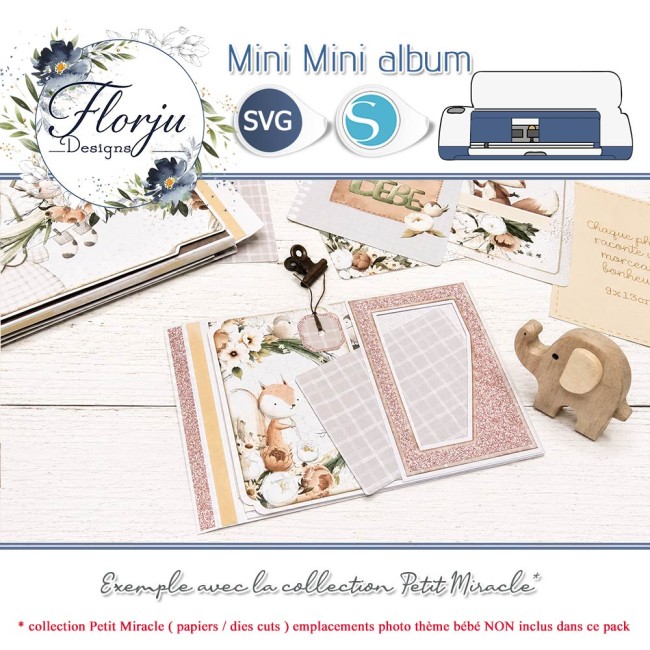 mini-album-scrap-interactif-cricut-maker (2) Pochette à fenêtre en acétate intégrée dans un mini album scrapbooking réalisé avec fichiers SVG