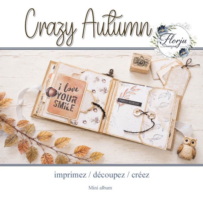 pages de l' album avec la collection numérique Crazy autumn album avec la collection numérique Crazy autumn
