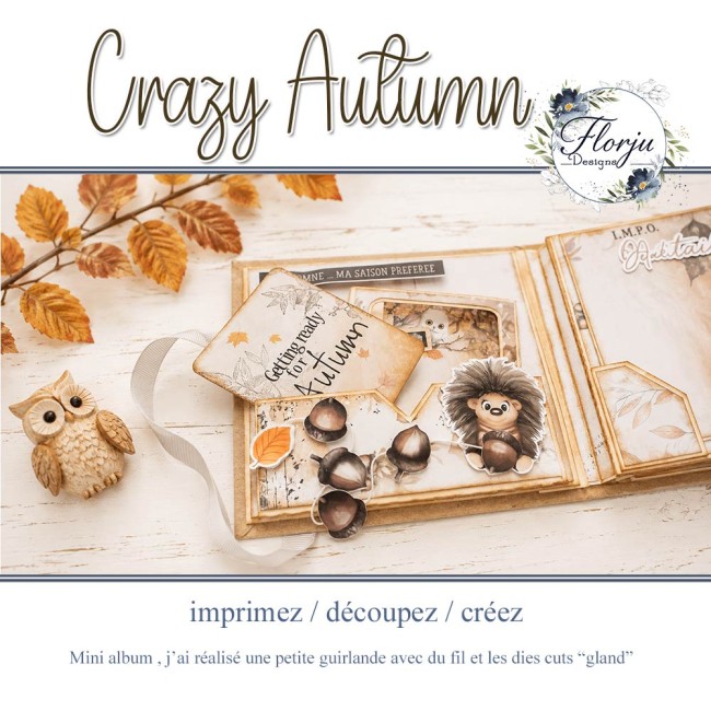 pages de l' album avec la collection numérique Crazy autumn album avec la collection numérique Crazy autumn