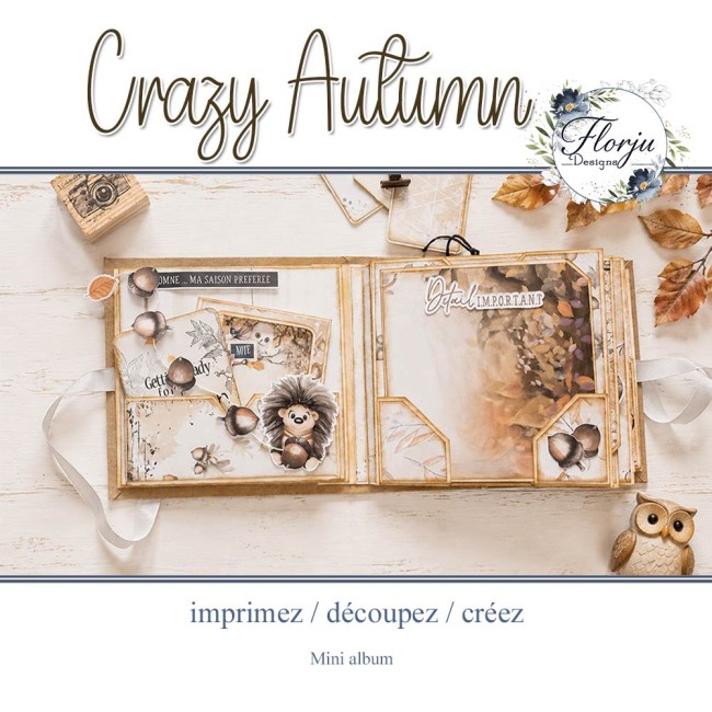 pages de l' album avec la collection numérique Crazy autumn album avec la collection numérique Crazy autumn