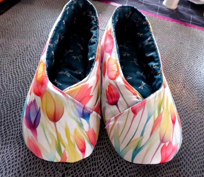 Chaussons femme kimono 