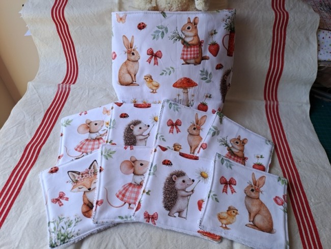 minicabas et lingettes printemps enchanté