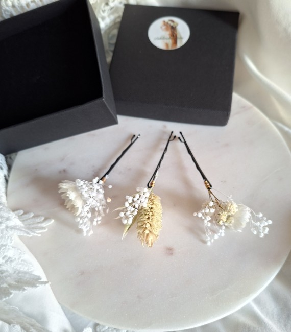 3 pics fleurs des champs mariée