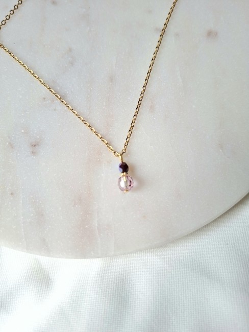 Rosetta collier de dos mariée