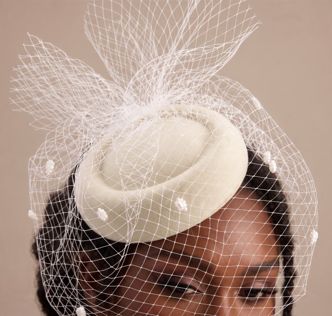 Fascinator L'envolée ivoire 3