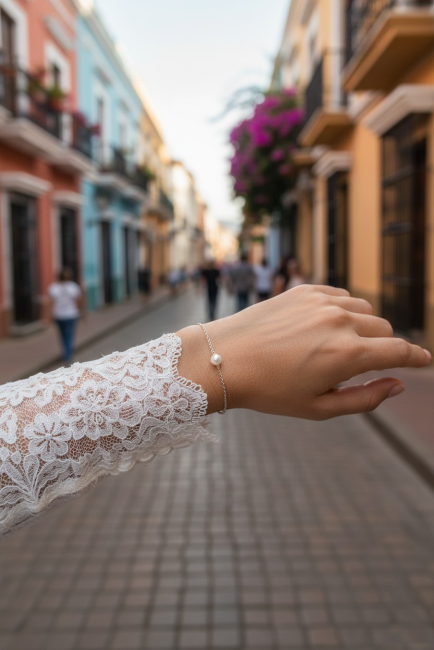 Ornella bracelet perle solitaire