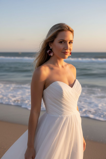 Bijoux fleuris mariée