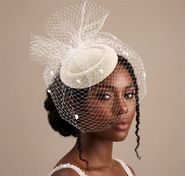 Fascinator L'envolée ivoire 2