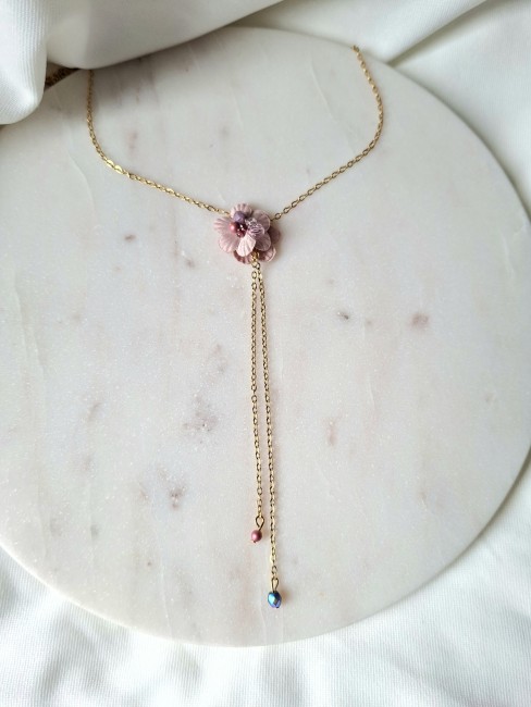 Rosetta collier de dos