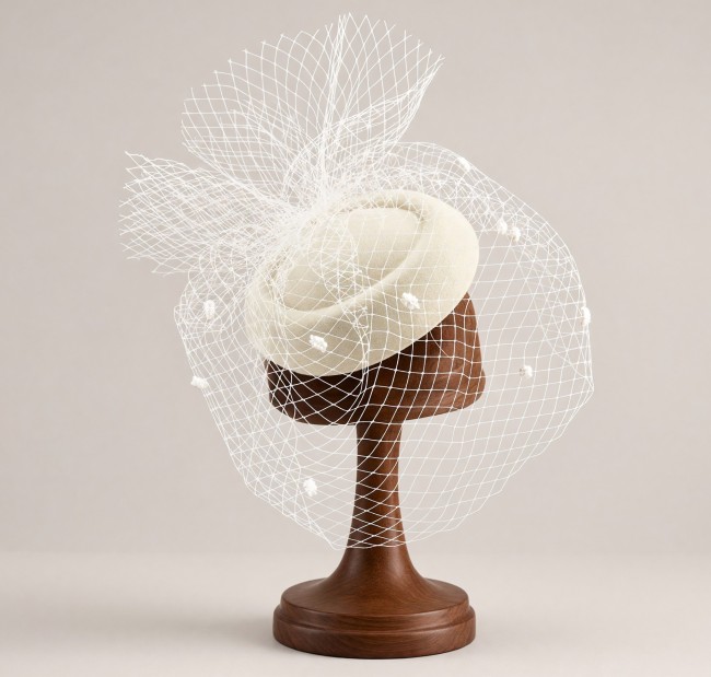 Fascinator L'envolée ivoire